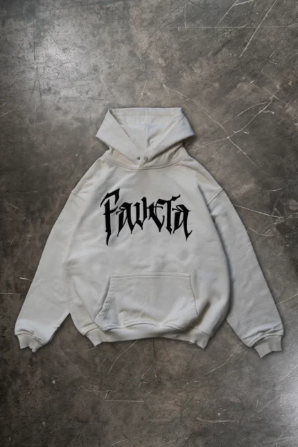 Favela Bolt Fleece Vanilla Hoodie (1)