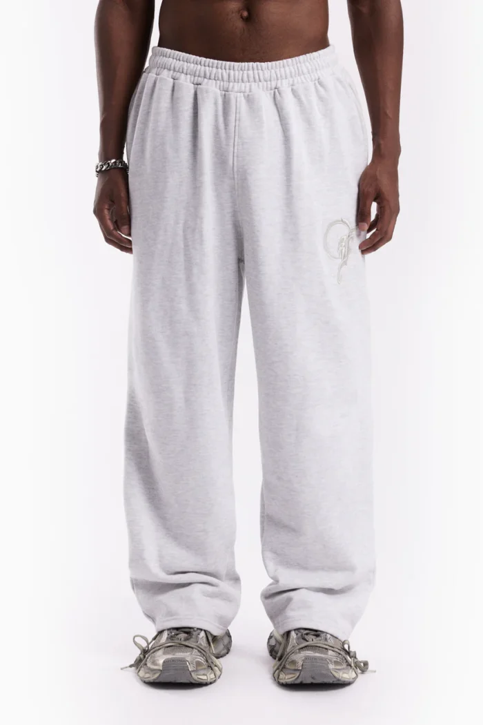 Favela Dart Melange Joggers Hellgrau (2)