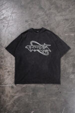 Favela Future 2 Schwarz Gewaschenes T Shirt (2)