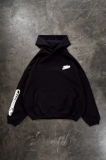 Favela SS23 Schwarz Snap Button Hoodie (1)