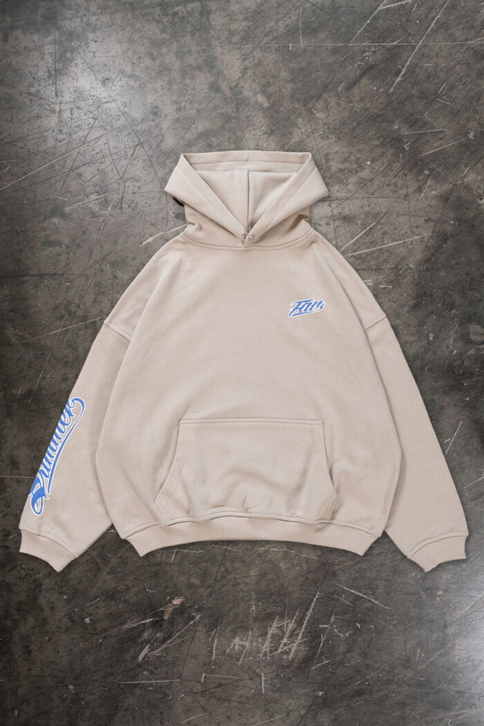 Favela SS23 Taupe Snap Button Hoodie (1)