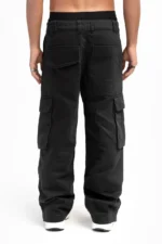 Favela Three Pocket Plaza Schwarz Cargo Pants (1)