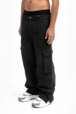 Favela Three Pocket Plaza Schwarz Cargo Pants (4)